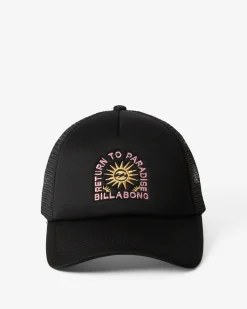 Across Waves - Bon&eacute; Trucker para Mulher