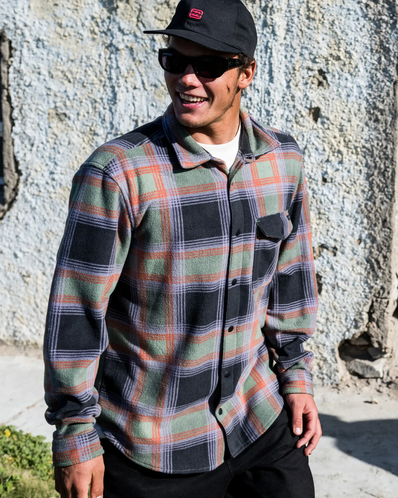 A/Div Furnace - Camisa de flanela com botões para Homem