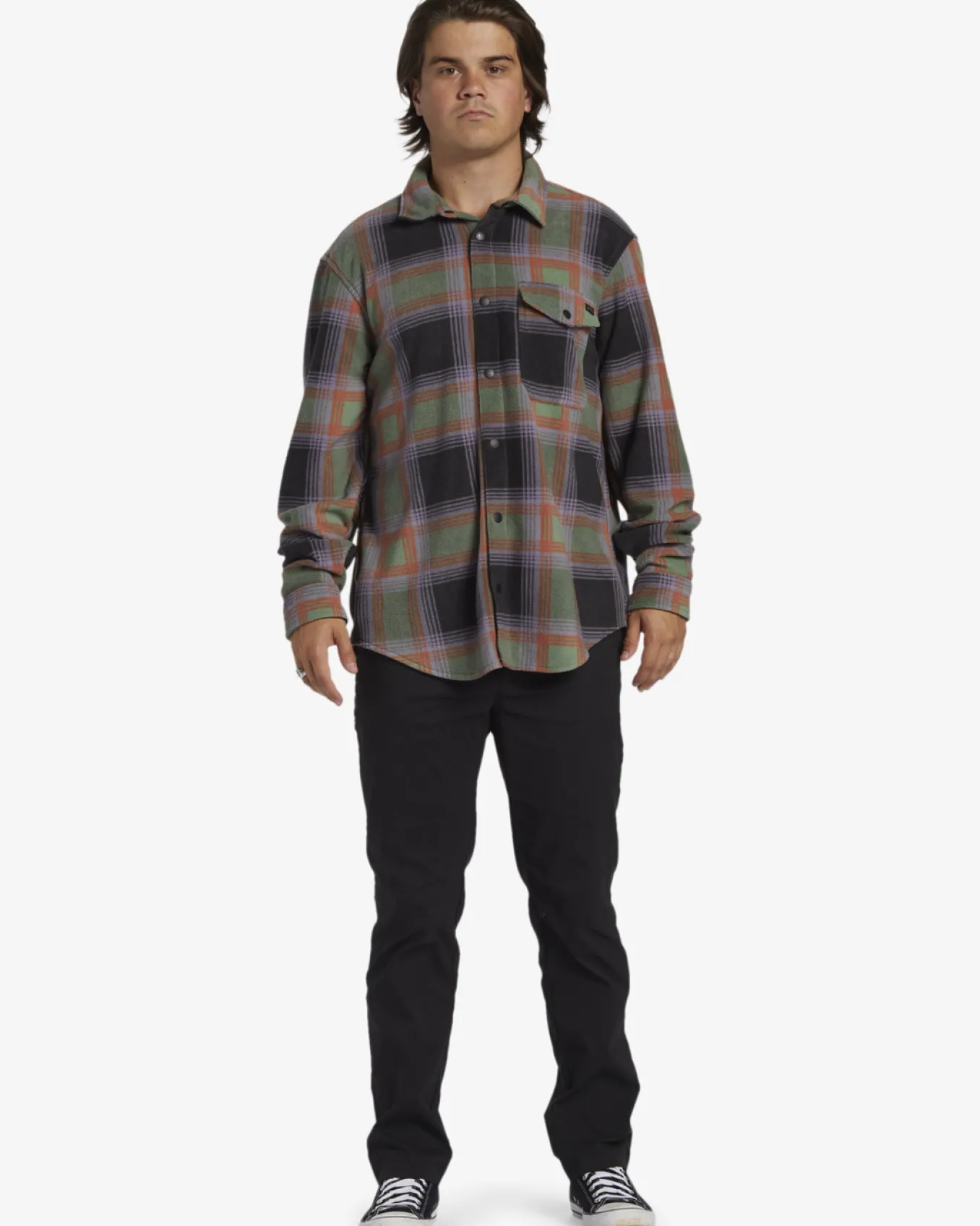 A/Div Furnace - Camisa de flanela com botões para Homem