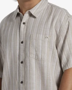 All Day Stripe - Camisa de manga curta para Homem