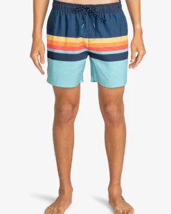 All Day Stripes Layback 16" - Calções de banho para Homem