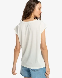 All Night - T-shirt de manga de aba para Mulher