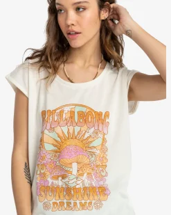 All Night - T-shirt de manga de aba para Mulher