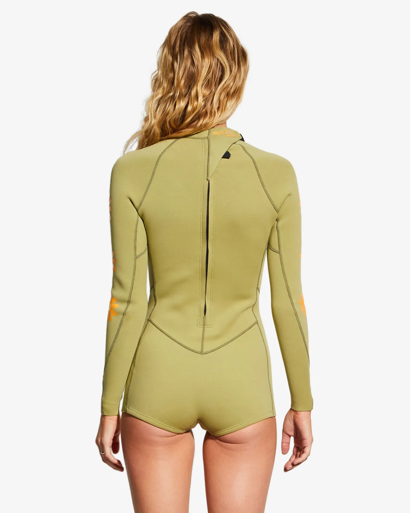 Billabong x Smiley 2/2mm Spring Fever - Fato de surf de calção e manga comprida para Mulher