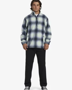 Boundary - Velo com meia gola e meio fecho de correr para Homem