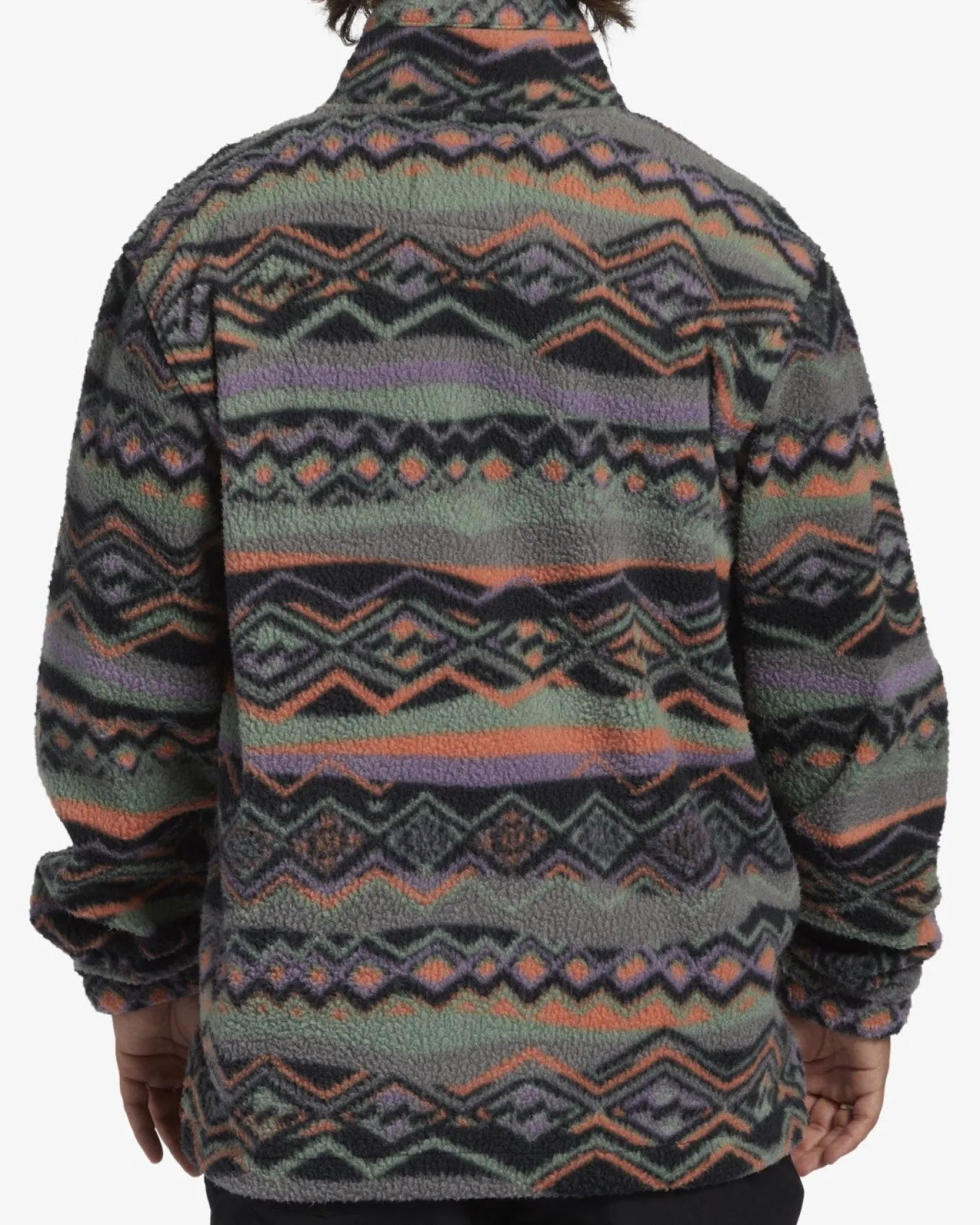 Boundary - Velo com meia gola e meio fecho de correr para Homem