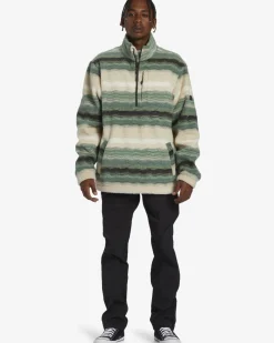 Boundary - Velo com meia gola e meio fecho de correr para Homem