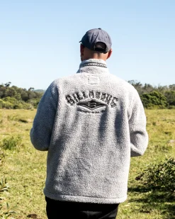 Boundary Tombstone - Camisola de velo com fecho de correr na gola para Homem