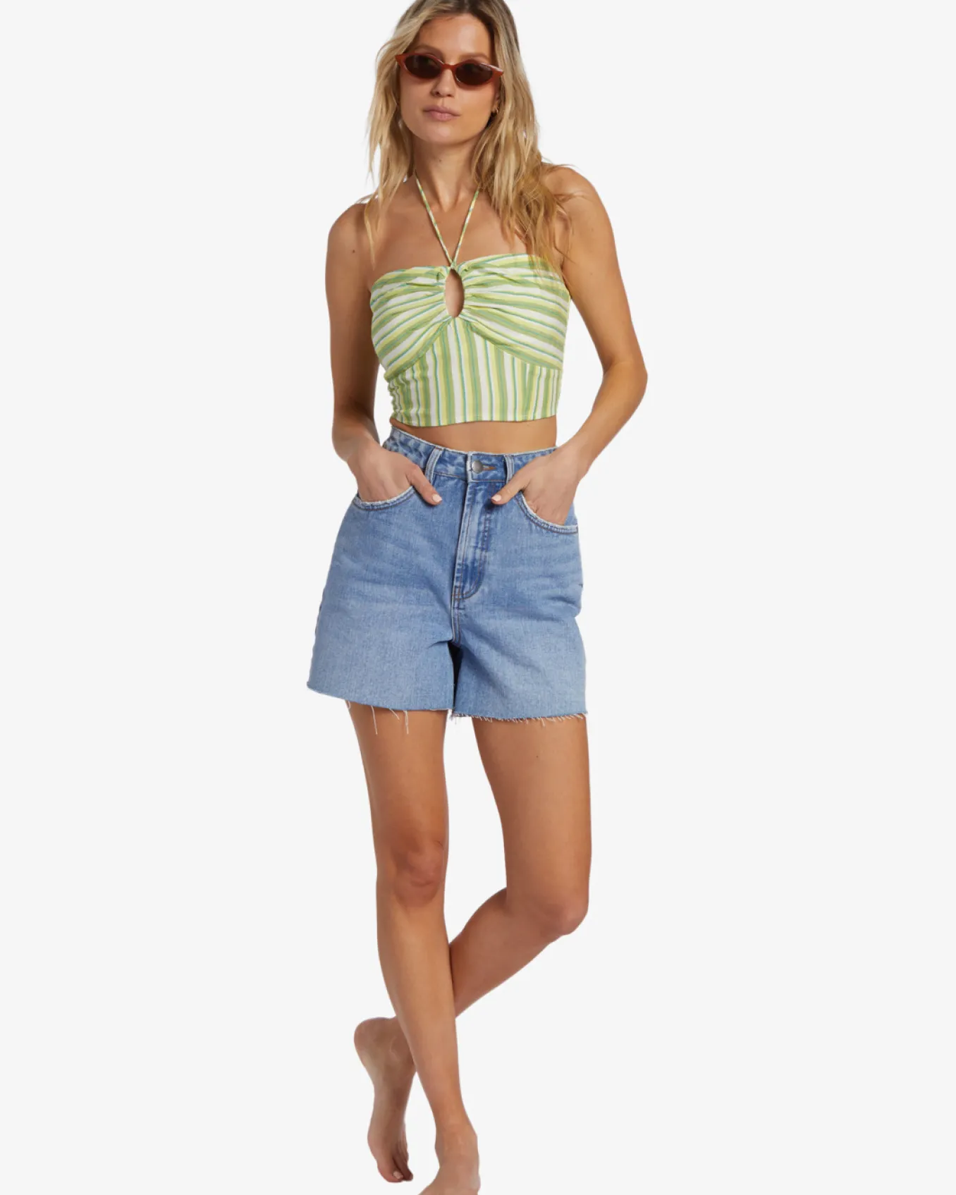 Bright Side - Top curto para Mulher