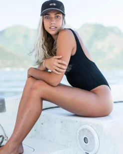 Coral - Bon&eacute; Snapback para Mulher