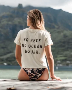 Coral Gardener Shrunken - T-shirt encolhida para Mulher