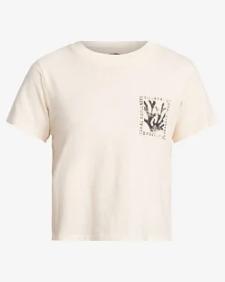 Coral Gardener Shrunken - T-shirt encolhida para Mulher