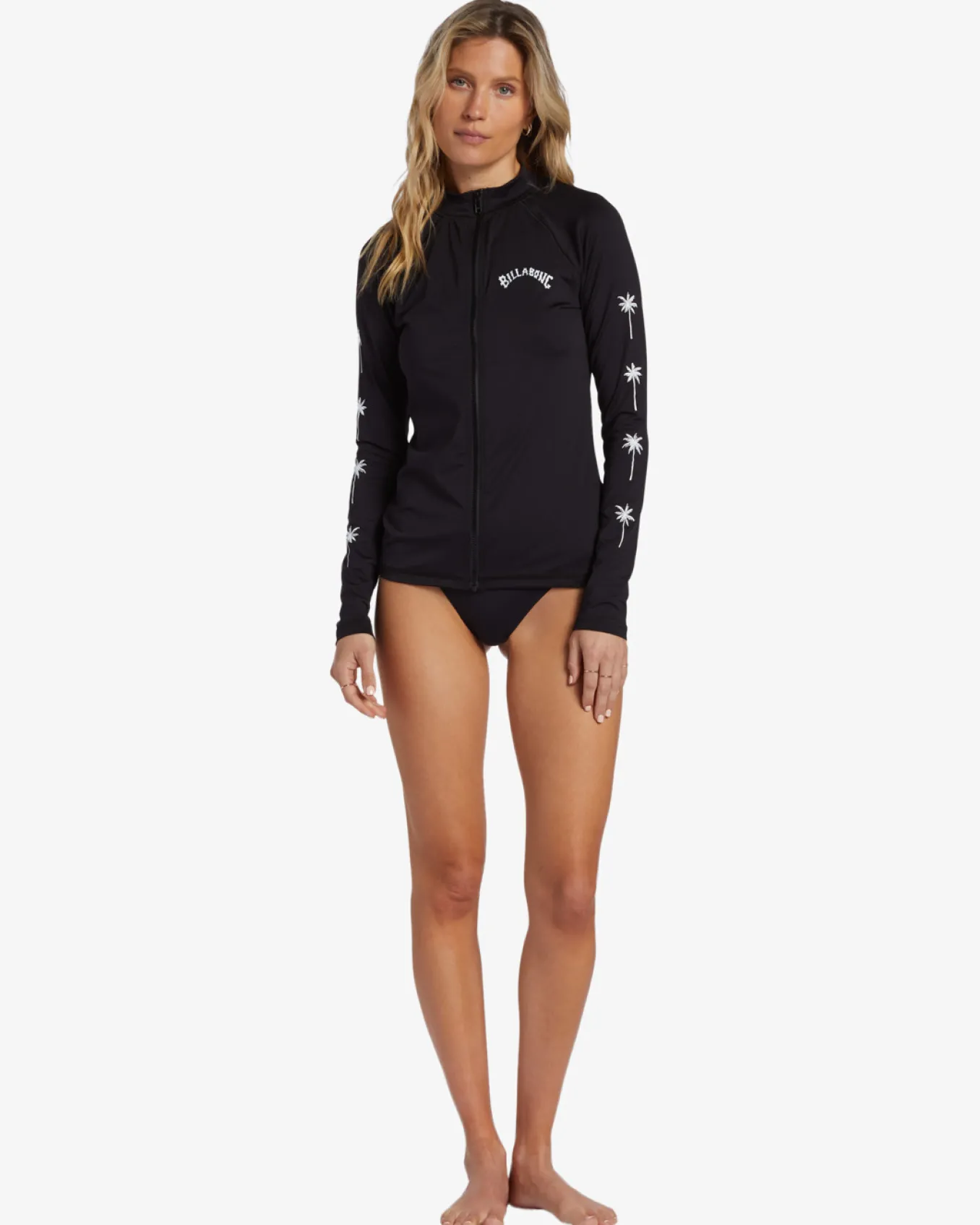 Core - T-Shirt de manga comprida UPF 50 com fecho total para surf para Mulher