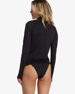 Core - T-Shirt de manga comprida UPF 50 com fecho total para surf para Mulher