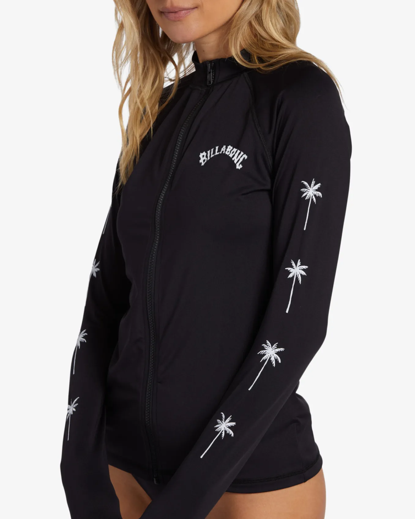 Core - T-Shirt de manga comprida UPF 50 com fecho total para surf para Mulher
