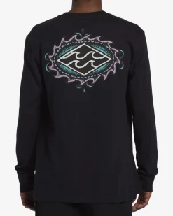 Crayon Wave - Camisola de manga comprida para Homem