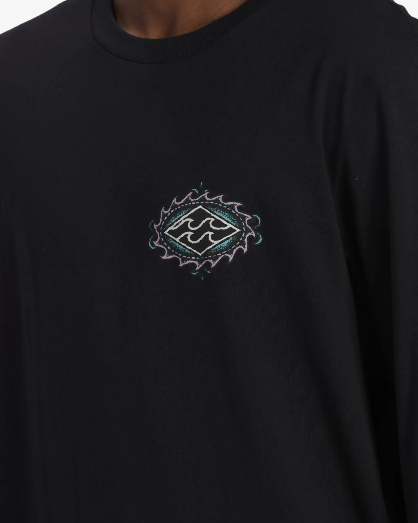 Crayon Wave - Camisola de manga comprida para Homem