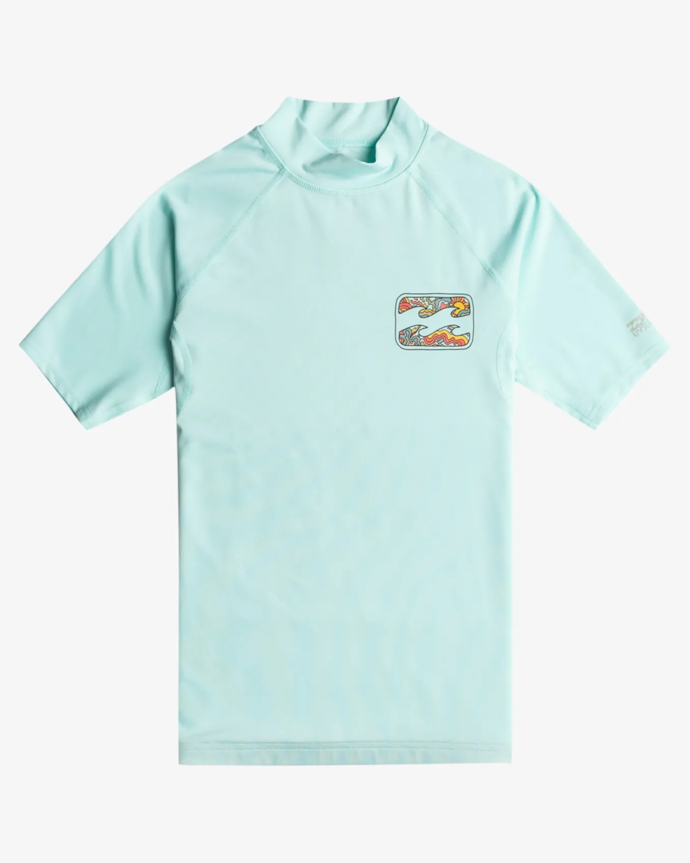 Crayon Wave - T-shirt de surf de manga curta com UPF 50 para Rapazes 8-16