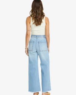 Free Fall Indigo - Cal&ccedil;as de perna larga para Mulher