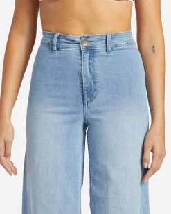 Free Fall Indigo - Cal&ccedil;as de perna larga para Mulher