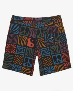 Good Times - Boardshorts de desempenho 17,5&rdquo; para Homem