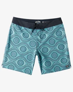 Good Times - Boardshorts de desempenho 17,5&rdquo; para Homem