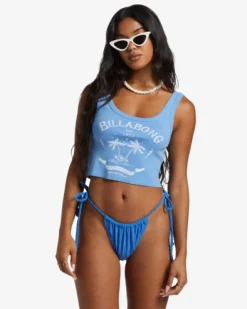 Good Vibes - Cropped Tank Top for Women