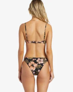 Hooked On Tropics - Cueca de biqu&iacute;ni com cintura descida para Mulher