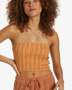 Keep It Simple - Top curto com franzido para Mulher