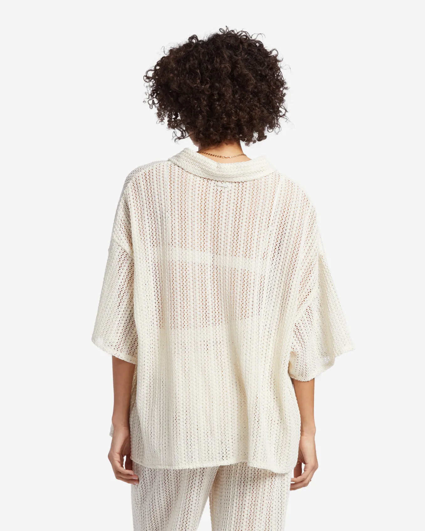 Largo - Vestido camiseiro de praia para Mulher