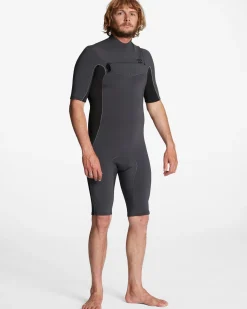 2/2mm Absolute 2022 - Body para surf de manga curta, com fecho no peito para Homem