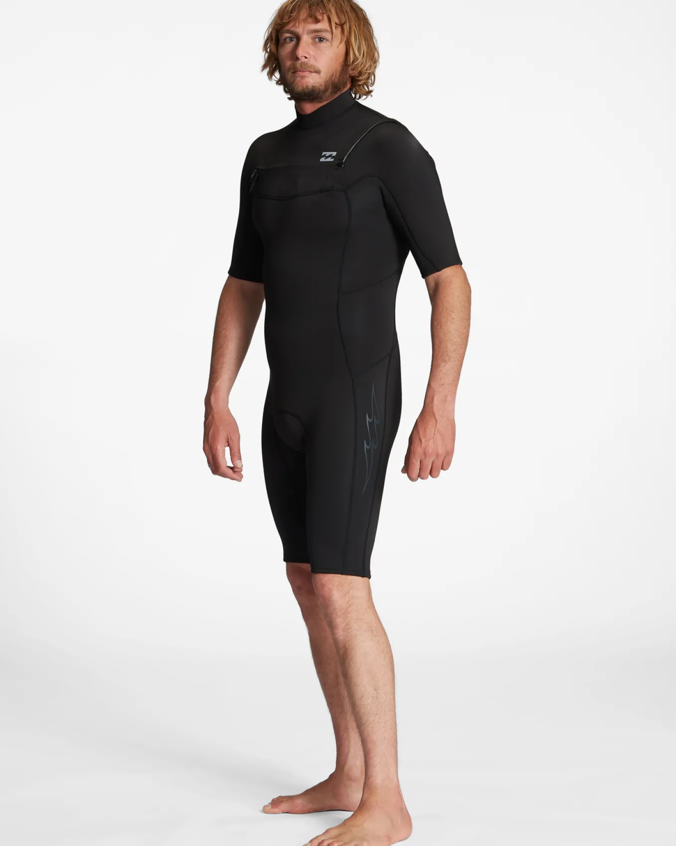 2/2mm Absolute 2022 - Body para surf de manga curta, com fecho no peito para Homem