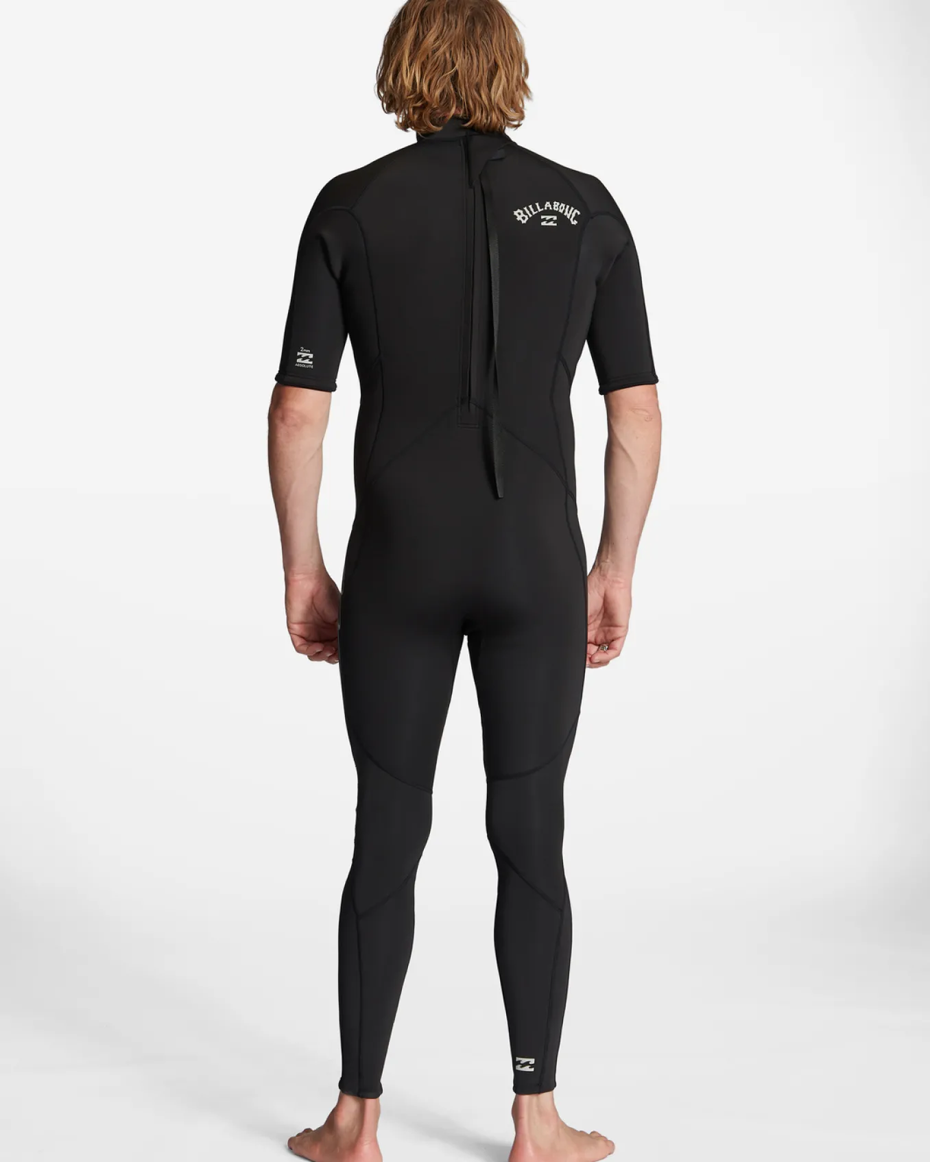 2/2mm Absolute - Body para surf de manga curta, com fecho nas costas para Homem