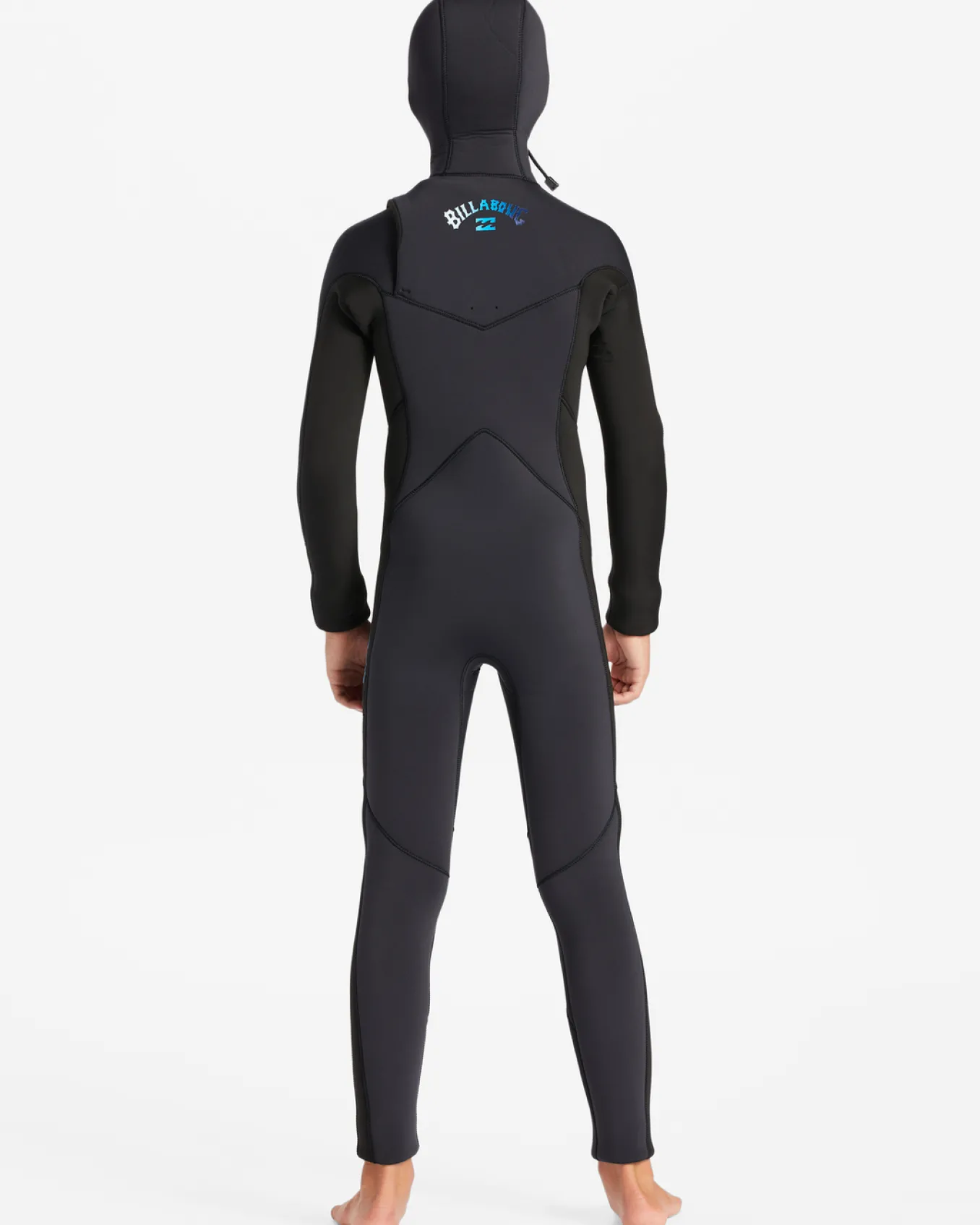 5/4mm Absolute - Fato de surf com fecho no peito e capuz para Rapazes 8-16