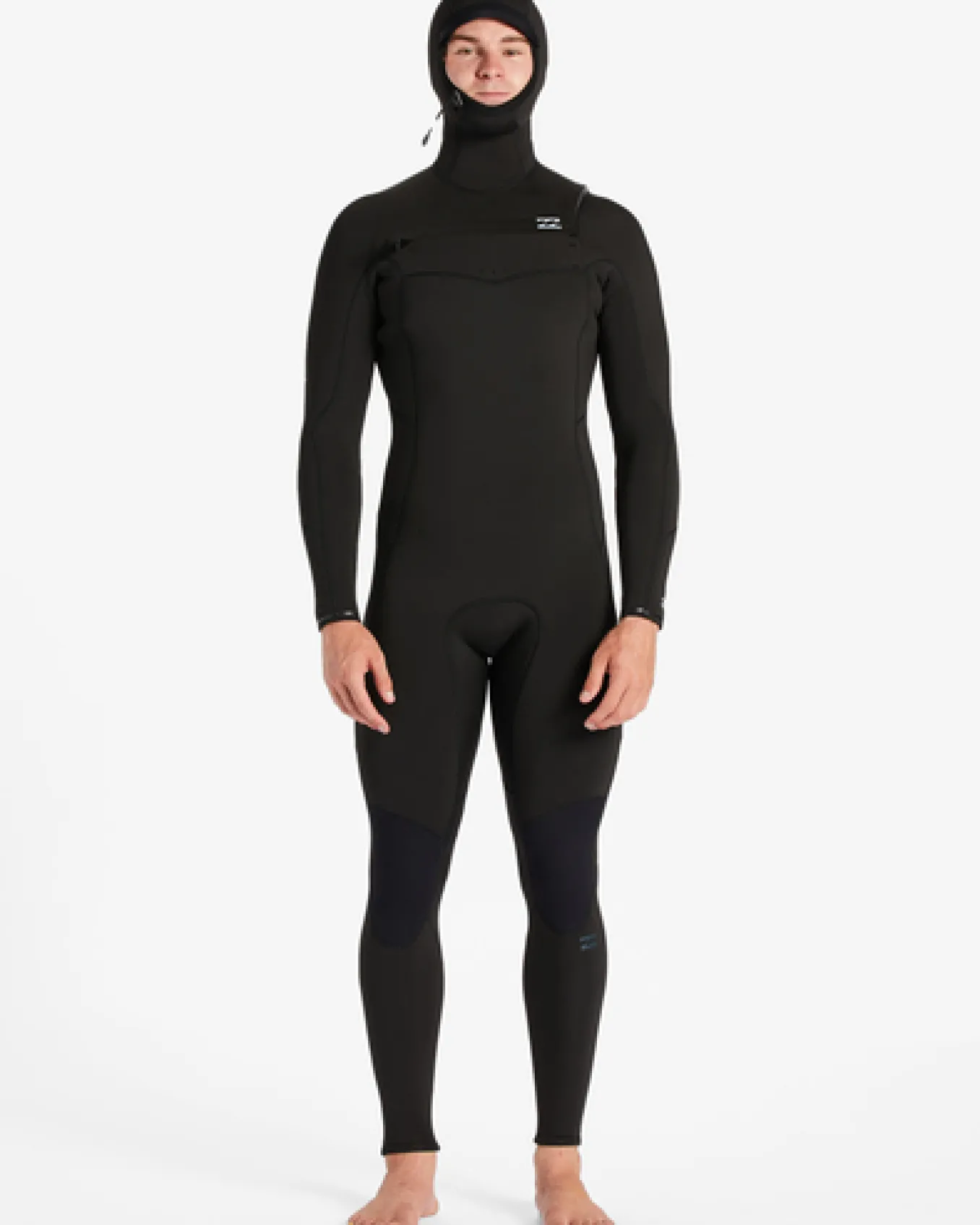 5/4mm Absolute - Fato de surf com fecho no peito e capuz para Homem