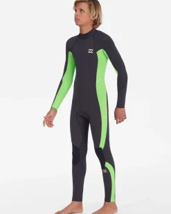 3/2mm Absolute - Fato de surf com fecho nas costas para Rapazes 8-16
