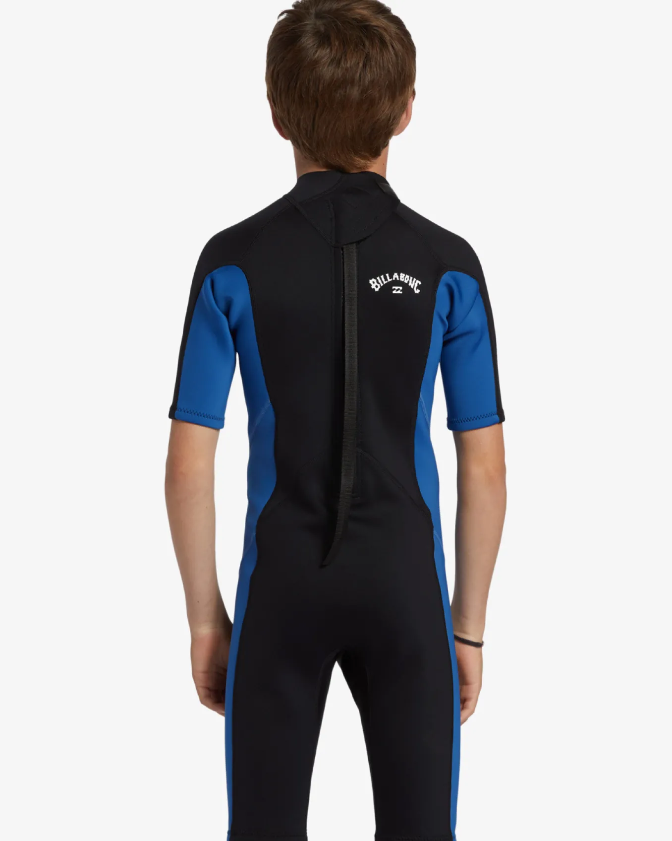2mm Foil - Back Zip Short Sleeve Springsuit para crian&ccedil;as 4-16