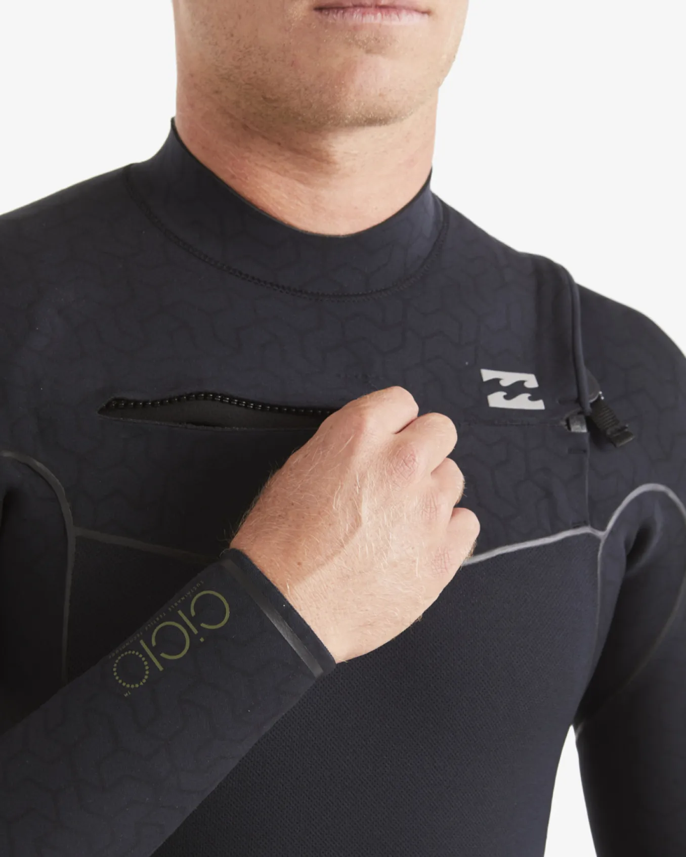 5/4mm Furnace Natural - Fato de surf com fecho no peito para Homem