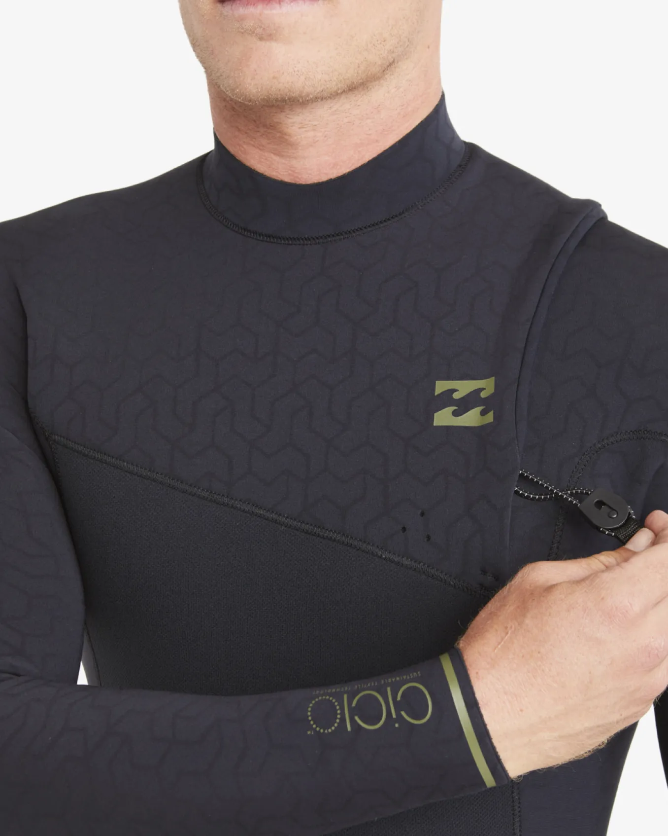 3/2mm Revolution Natural - Fato de surf com fecho no peito para Homem
