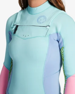 3/2mm Salty Dayz 2022 - Fato de surf com fecho no peito para Mulher