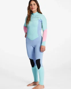 4/3mm Salty Dayz 2022 - Fato de surf com fecho no peito para Mulher
