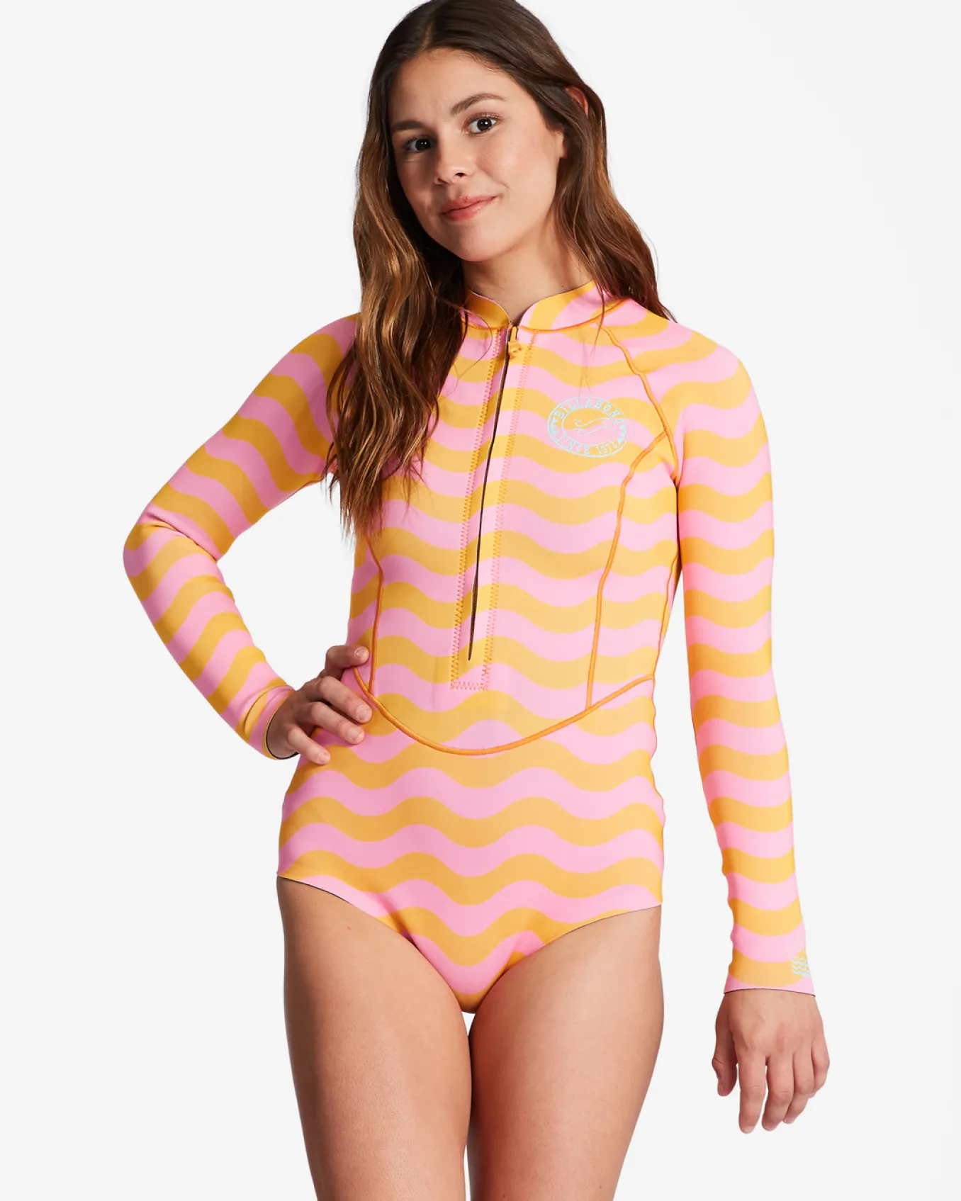 1/1mm Salty Dayz - Fato de surf de calção e manga comprida para Mulher