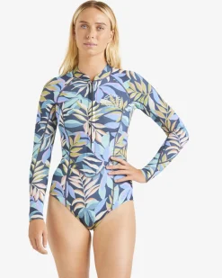 2mm Salty Dayz - Fato de surf de calção e manga comprida para Mulher