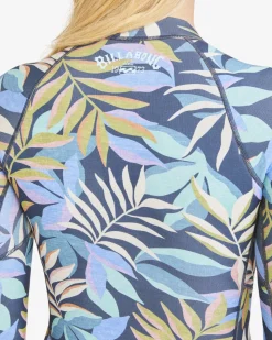 2mm Salty Dayz - Fato de surf de calção e manga comprida para Mulher