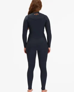 5/4mm Salty Dayz Natural 2022 - Fato de surf com fecho no peito para Mulher