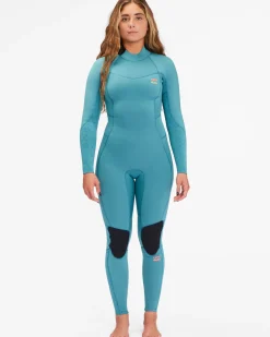 4/3mm Synergy 2022 - Fato de surf com fecho nas costas para Mulher