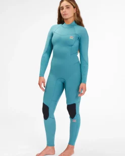 4/3mm Synergy 2022 - Fato de surf com fecho nas costas para Mulher