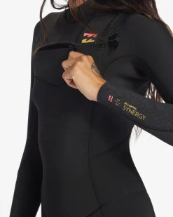 4/3mm Synergy 2022 - Fato de surf com fecho no peito para Mulher