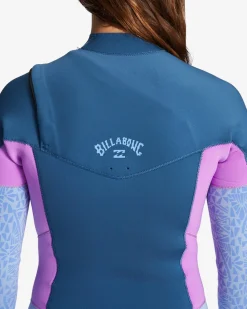 4/3mm Synergy 2022 - Fato de surf com fecho no peito para Mulher