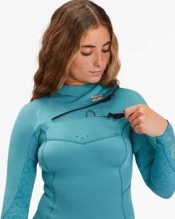 4/3mm Synergy 2022 - Fato de surf com fecho no peito para Mulher